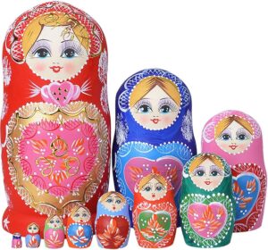 Wooden Matryoshka Dolls