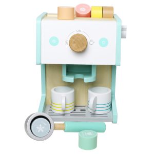 New Arrived High Quality Fashion Kitchen Toy Set Educational Toy Wooden Toys Coffee Machine