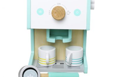 New Arrived High Quality Fashion Kitchen Toy Set Educational Toy Wooden Toys Coffee Machine