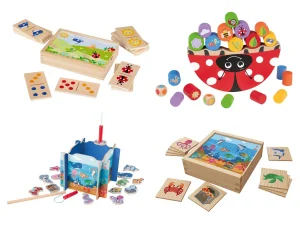 OEM for PLAYTIVE® wooden toys fishing game balancing game memory game Domino