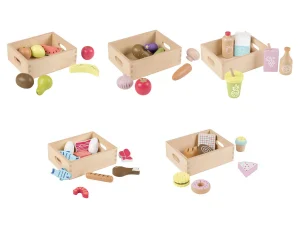 PLAYTIVE® wooden toy food boxes