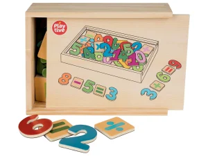 OEM PLAYTIVE® wood magnets math addition and subtraction