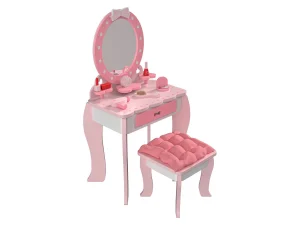 OEM for PLAYTIVE® wooden dressing table, with large mirror