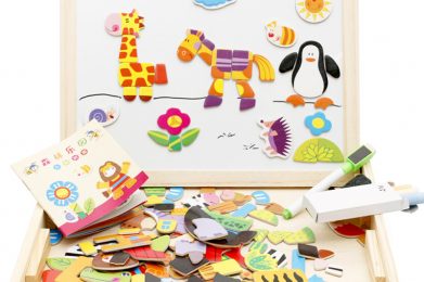 Kids Wooden Educational Toys Montessori Toys for Child Magnetic drawing board and the board