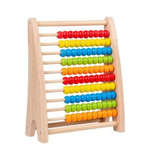 Pop Kids Wooden Abacus With Beads Craft Montessori Early Educational Toys