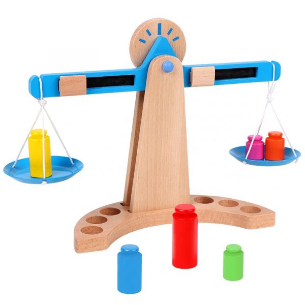 wooden educational toys children toys for kids montessori toys Scales balance toy