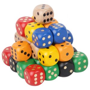 Wood Dice Game Support Customized