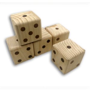 Factory Custom high quality rainbow 6 8 10 dice dnd dice set Wood Dice 8cm 10cm 12cm wooden d6 d8 d10