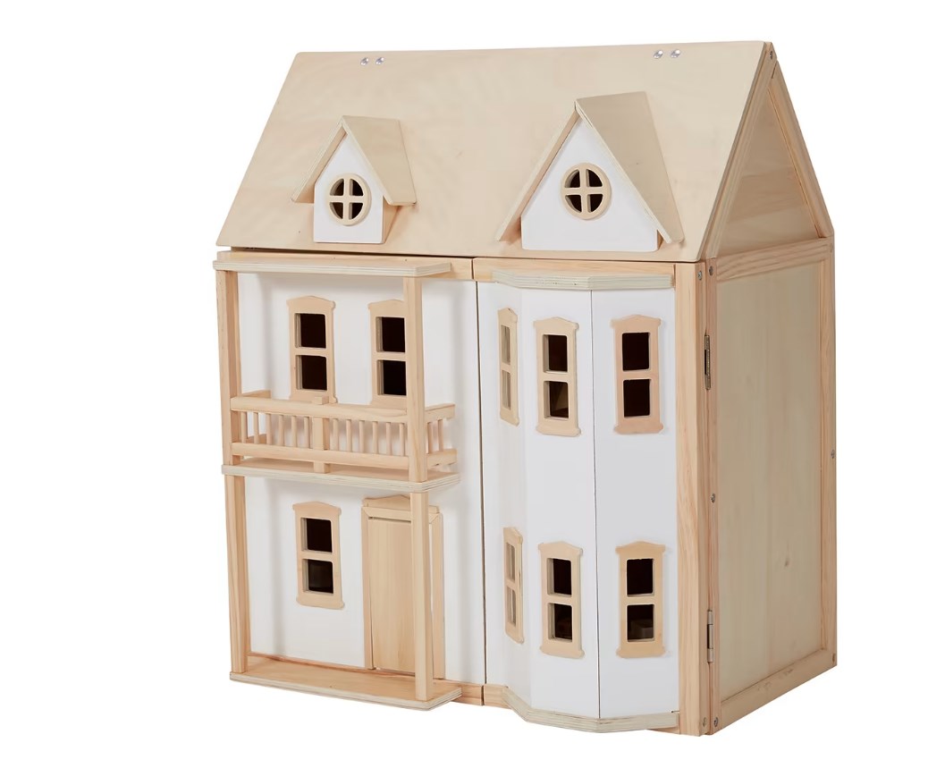 21 Piece Mansion Dollhouse OEM for Kmart Wooden toys factory/BSCI/FSC