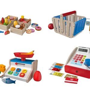 Playtive Wooden Toy Set »Grocery Store Accessories«