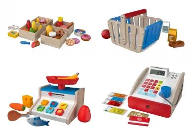 Playtive Wooden Toy Set »Grocery Store Accessories«